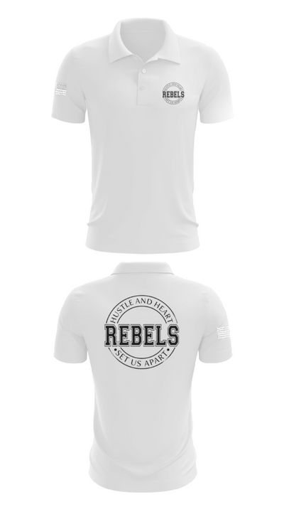 REBLES 71194582 Short Sleeve Performance Polo - 9
