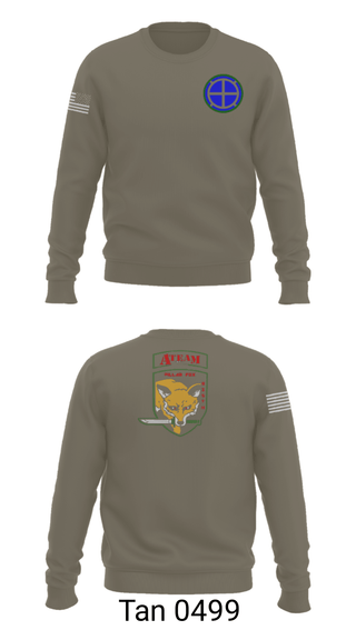 Crew Neck Sweatshirt, A co 935th ASB 3rd Platoon, National Guard, Teamtime, Team time, sublimation, custom sports apparel, team uniforms, spirit wear, spiritwear, sports uniforms, custom shirts, team store, custom team store, fundraiser sports, apparel fundraiser