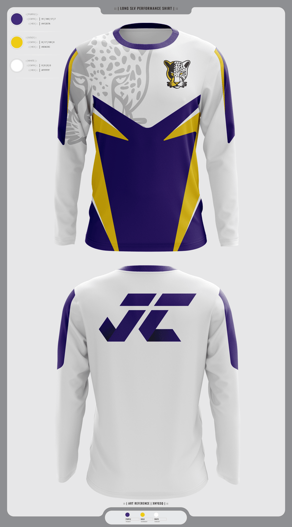 Long Sleeve Performance Shirt, Jacksonville College Cross Country, Cross Country, Teamtime, Team time, sublimation, custom sports apparel, team uniforms, spirit wear, spiritwear, sports uniforms, custom shirts, team store, custom team store, fundraiser sports, apparel fundraiser