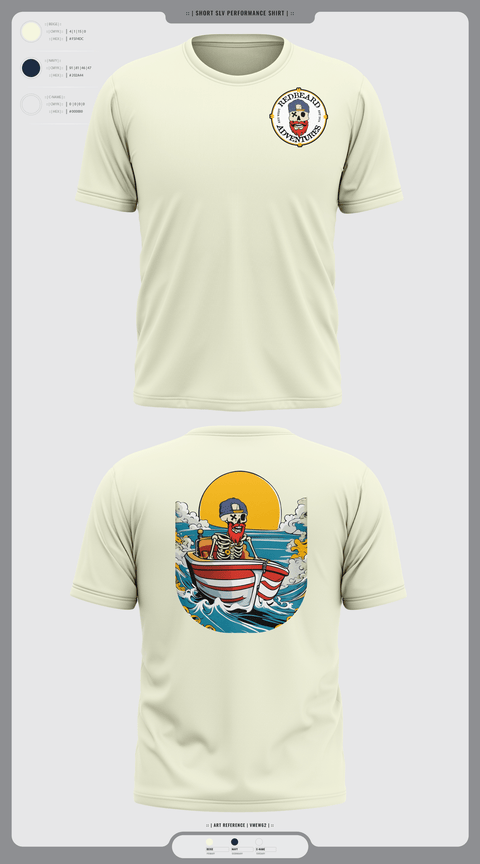 Short Sleeve Performance Shirt, Red beard Adventures, , Teamtime, Team time, sublimation, custom sports apparel, team uniforms, spirit wear, spiritwear, sports uniforms, custom shirts, team store, custom team store, fundraiser sports, apparel fundraiser