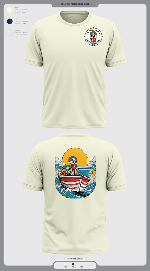 Short Sleeve Performance Shirt, Red beard Adventures, , Teamtime, Team time, sublimation, custom sports apparel, team uniforms, spirit wear, spiritwear, sports uniforms, custom shirts, team store, custom team store, fundraiser sports, apparel fundraiser