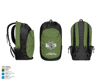 Gear Bag, Fresno Police Department K9 Unit, Police, Teamtime, Team time, sublimation, custom sports apparel, team uniforms, spirit wear, spiritwear, sports uniforms, custom shirts, team store, custom team store, fundraiser sports, apparel fundraiser