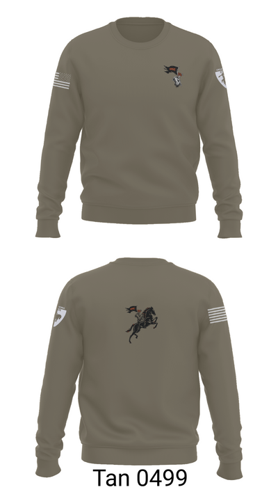 Oklahoma State University Ranger Challenge 45471102 Crew Neck Sweatshirt - 65