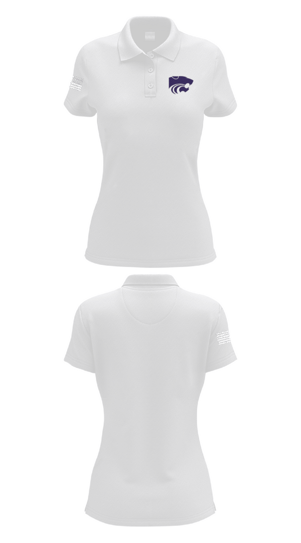 Womens Short Sleeve Performance Polo, Mount Calm High School Football, Football, Teamtime, Team time, sublimation, custom sports apparel, team uniforms, spirit wear, spiritwear, sports uniforms, custom shirts, team store, custom team store, fundraiser sports, apparel fundraiser