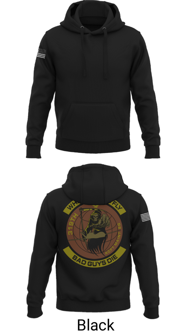 Hoodie, 319th Maintenance Squadron, Air Force, Teamtime, Team time, sublimation, custom sports apparel, team uniforms, spirit wear, spiritwear, sports uniforms, custom shirts, team store, custom team store, fundraiser sports, apparel fundraiser