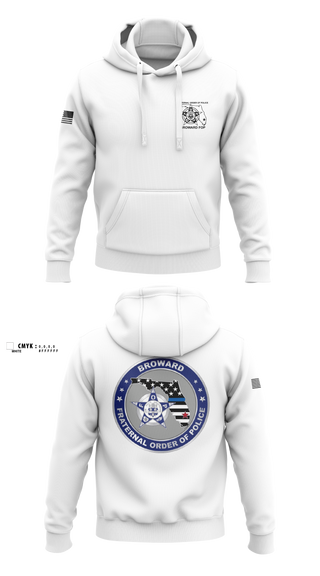 Hoodie, Broward Fraternal Order of Police, Police, Teamtime, Team time, sublimation, custom sports apparel, team uniforms, spirit wear, spiritwear, sports uniforms, custom shirts, team store, custom team store, fundraiser sports, apparel fundraiser
