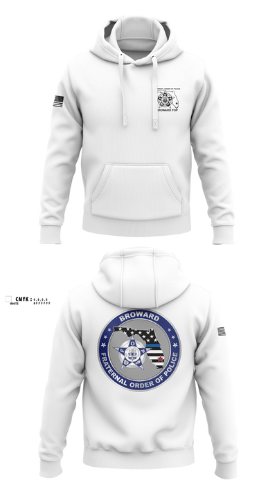 Broward Fraternal Order of Police 91005967 Hoodie - 4