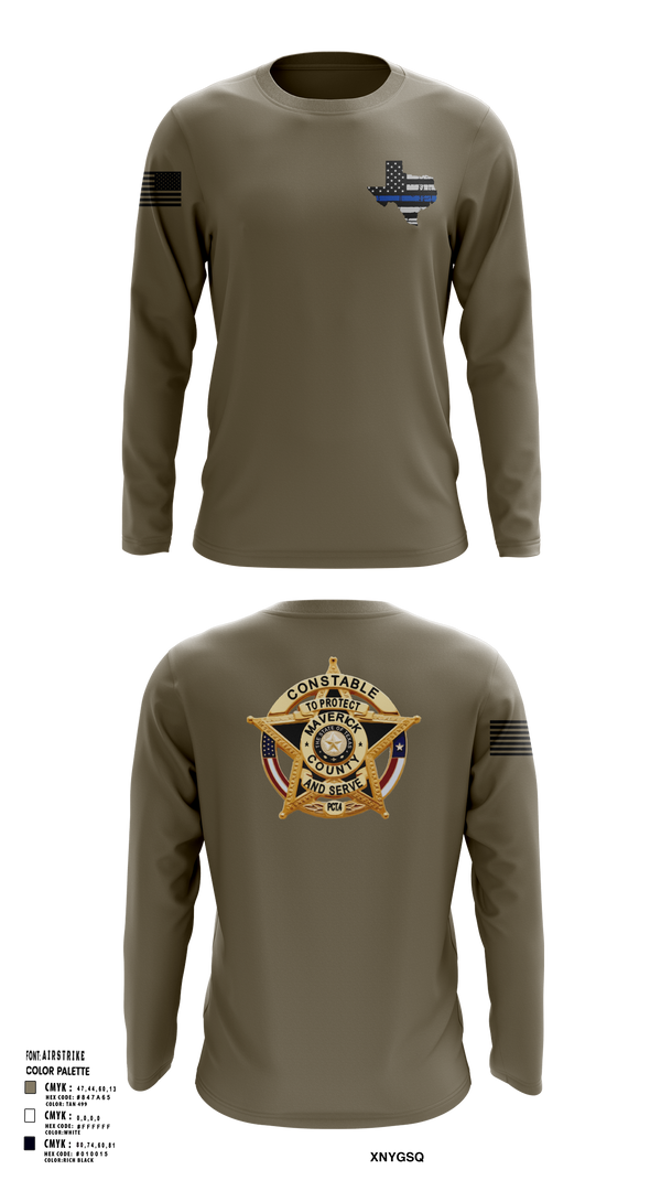 Long Sleeve Performance Shirt, Maverick County Constable PCT 4, , Teamtime, Team time, sublimation, custom sports apparel, team uniforms, spirit wear, spiritwear, sports uniforms, custom shirts, team store, custom team store, fundraiser sports, apparel fundraiser