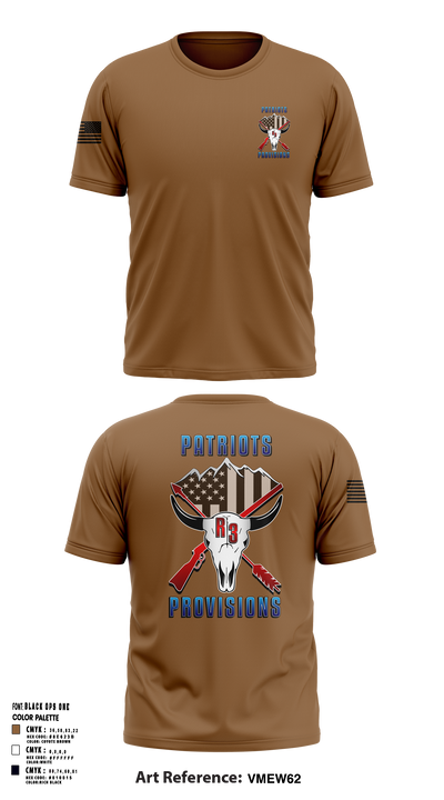 Patriots Provisions LLC 41606717 Short Sleeve Performance Shirt - 1