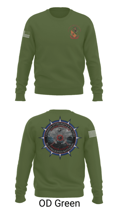 3rd Intelligence Battalion 49807001 Crew Neck Sweatshirt - 45