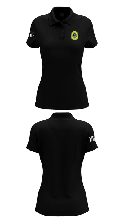 49 COMPTROLLER SQUADRON 45789639 Women's Short Sleeve Performance Polo  - 35