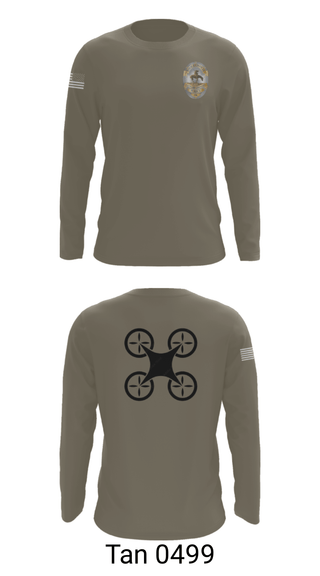 Long Sleeve Performance Shirt, UAS Pilot, Police, Teamtime, Team time, sublimation, custom sports apparel, team uniforms, spirit wear, spiritwear, sports uniforms, custom shirts, team store, custom team store, fundraiser sports, apparel fundraiser