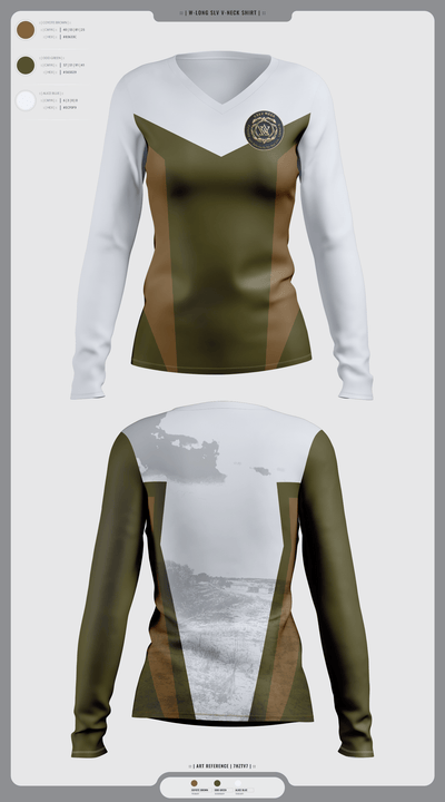 Krav Maga 3210796 Women's Long Sleeve V-neck Shirt - 6