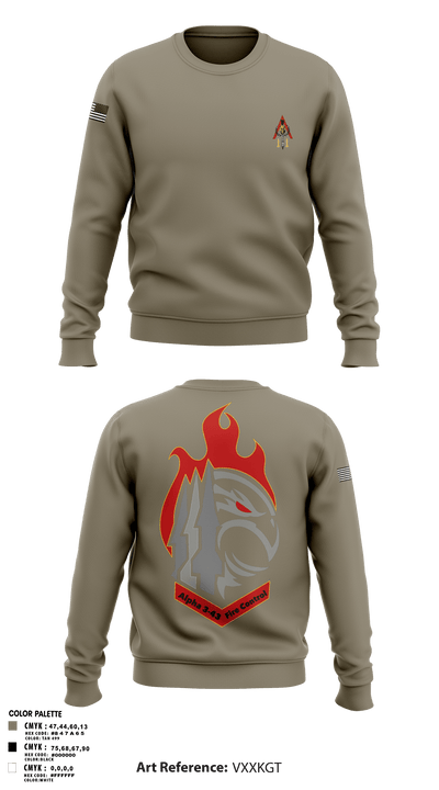 A 3-43 24192338 Crew Neck Sweatshirt - 7