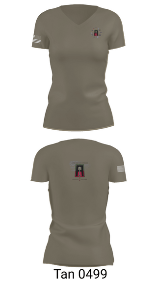 Womens Short Sleeve Vneck Shirt, 5th Armored Brigade, , Teamtime, Team time, sublimation, custom sports apparel, team uniforms, spirit wear, spiritwear, sports uniforms, custom shirts, team store, custom team store, fundraiser sports, apparel fundraiser