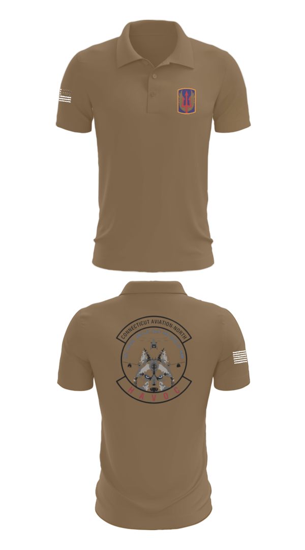 Short Sleeve Performance Polo, 1-169th E Company, National Guard, Teamtime, Team time, sublimation, custom sports apparel, team uniforms, spirit wear, spiritwear, sports uniforms, custom shirts, team store, custom team store, fundraiser sports, apparel fundraiser