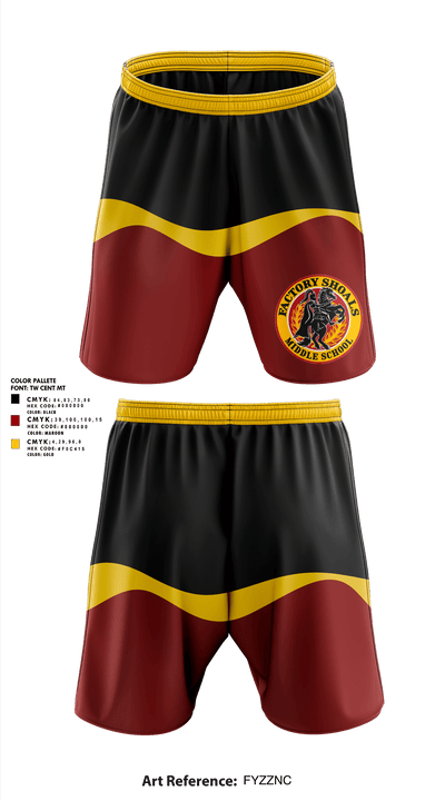Factory Shoals Knights 79254039 Athletic Shorts With Pockets - 1