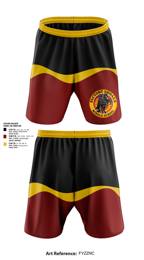 Athletic Shorts With Pockets, Factory Shoals Knights, Track & Field, Teamtime, Team time, sublimation, custom sports apparel, team uniforms, spirit wear, spiritwear, sports uniforms, custom shirts, team store, custom team store, fundraiser sports, apparel fundraiser