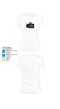 Camas High School Swimming 54044960 Women's Short Sleeve V-neck Shirt - 18