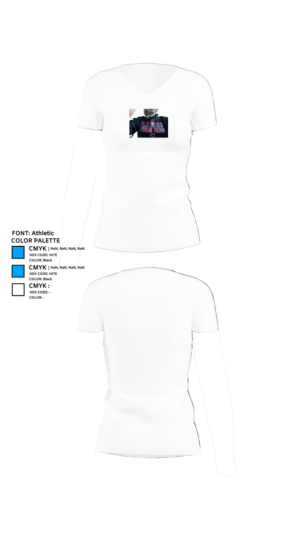 Womens Short Sleeve Vneck Shirt, Camas High School Swimming, Swimming, Teamtime, Team time, sublimation, custom sports apparel, team uniforms, spirit wear, spiritwear, sports uniforms, custom shirts, team store, custom team store, fundraiser sports, apparel fundraiser