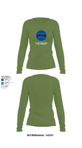 East Montgomery County Sports Association 83538044 Women's Long Sleeve V-neck Shirt - 17