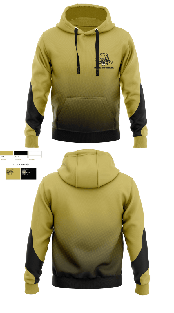 Hoodie, Buchholz High School Golf, Golf, Teamtime, Team time, sublimation, custom sports apparel, team uniforms, spirit wear, spiritwear, sports uniforms, custom shirts, team store, custom team store, fundraiser sports, apparel fundraiser