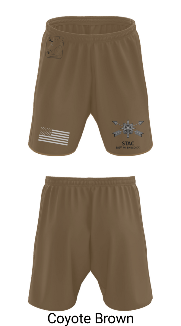 Athletic Shorts With Pockets, STAC, 389th MI BN (SO)(A), Army, Teamtime, Team time, sublimation, custom sports apparel, team uniforms, spirit wear, spiritwear, sports uniforms, custom shirts, team store, custom team store, fundraiser sports, apparel fundraiser