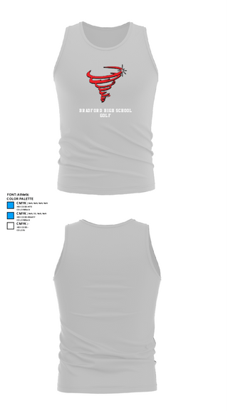 Tank Top, Bradford High School Golf, Golf, Teamtime, Team time, sublimation, custom sports apparel, team uniforms, spirit wear, spiritwear, sports uniforms, custom shirts, team store, custom team store, fundraiser sports, apparel fundraiser