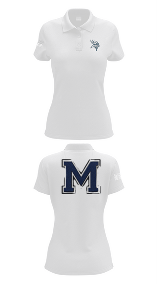 Womens Short Sleeve Performance Polo, Marysville High School Cheer, Cheer, Teamtime, Team time, sublimation, custom sports apparel, team uniforms, spirit wear, spiritwear, sports uniforms, custom shirts, team store, custom team store, fundraiser sports, apparel fundraiser