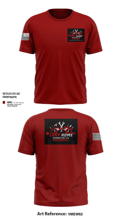 Logy home construction & renovation LLC 22235711 Short Sleeve Performance Shirt - 27