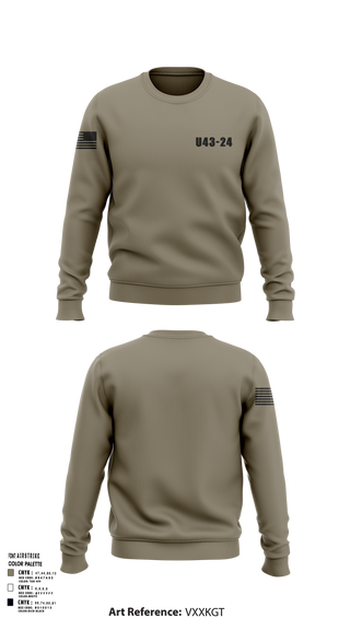 Crew Neck Sweatshirt, U43-24, Army, Teamtime, Team time, sublimation, custom sports apparel, team uniforms, spirit wear, spiritwear, sports uniforms, custom shirts, team store, custom team store, fundraiser sports, apparel fundraiser