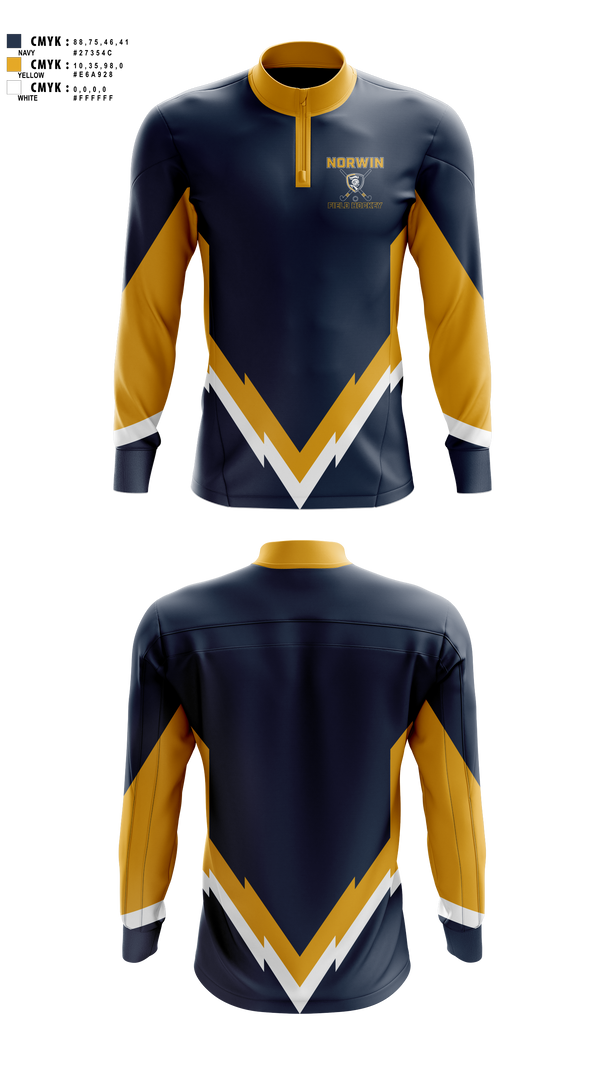 Quarter Zip Jacket, NORWIN FIELD HOCKEYTrp. A  GBG  PCO, Field Hockey, Teamtime, Team time, sublimation, custom sports apparel, team uniforms, spirit wear, spiritwear, sports uniforms, custom shirts, team store, custom team store, fundraiser sports, apparel fundraiser