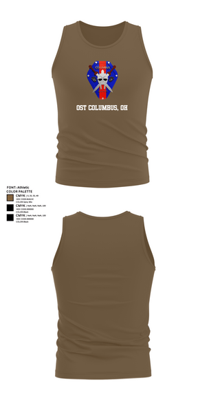 Tank Top, OST COLUMBUS, OH, Marines, Teamtime, Team time, sublimation, custom sports apparel, team uniforms, spirit wear, spiritwear, sports uniforms, custom shirts, team store, custom team store, fundraiser sports, apparel fundraiser