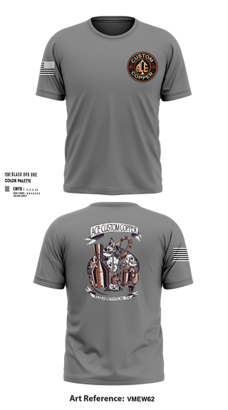 Short Sleeve Performance Shirt, Ace Custom Copper, , Teamtime, Team time, sublimation, custom sports apparel, team uniforms, spirit wear, spiritwear, sports uniforms, custom shirts, team store, custom team store, fundraiser sports, apparel fundraiser