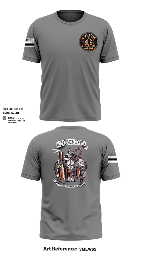 Short Sleeve Performance Shirt, Ace Custom Copper, , Teamtime, Team time, sublimation, custom sports apparel, team uniforms, spirit wear, spiritwear, sports uniforms, custom shirts, team store, custom team store, fundraiser sports, apparel fundraiser