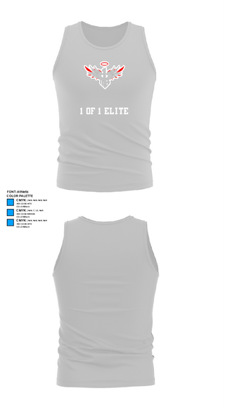 Tank Top, 1 of 1 elite, Men's Basketball, Teamtime, Team time, sublimation, custom sports apparel, team uniforms, spirit wear, spiritwear, sports uniforms, custom shirts, team store, custom team store, fundraiser sports, apparel fundraiser