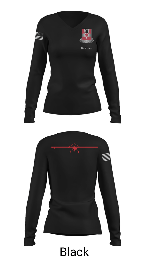 Women's Long Sleeve Vneck Shirt, Det 1 876 BEB, , Teamtime, Team time, sublimation, custom sports apparel, team uniforms, spirit wear, spiritwear, sports uniforms, custom shirts, team store, custom team store, fundraiser sports, apparel fundraiser