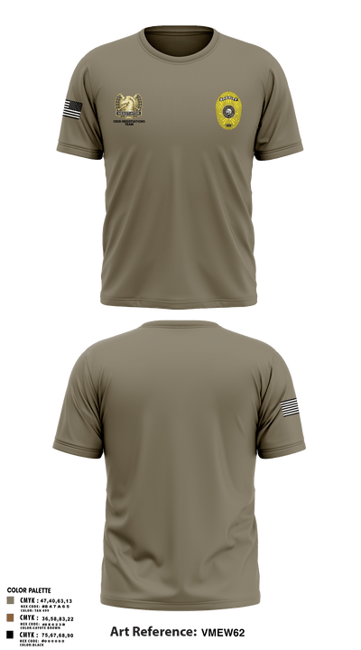 HCSO CNT 41668250 Short Sleeve Performance Shirt - 7