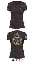 Air defense 55957656 Women's Short Sleeve V-neck Shirt - 5