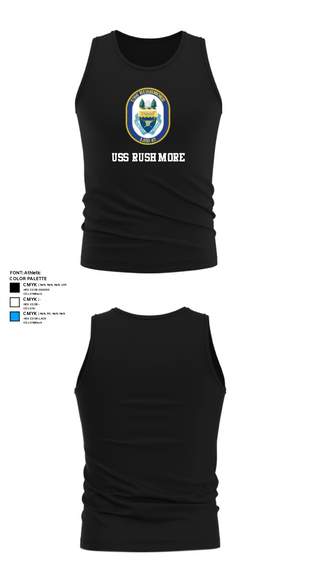Tank Top, USS RUSHMORE, Navy, Teamtime, Team time, sublimation, custom sports apparel, team uniforms, spirit wear, spiritwear, sports uniforms, custom shirts, team store, custom team store, fundraiser sports, apparel fundraiser
