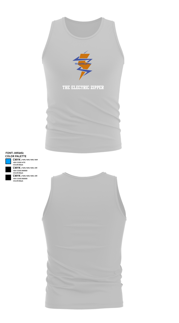 Tank Top, The Electric Zipper, , Teamtime, Team time, sublimation, custom sports apparel, team uniforms, spirit wear, spiritwear, sports uniforms, custom shirts, team store, custom team store, fundraiser sports, apparel fundraiser