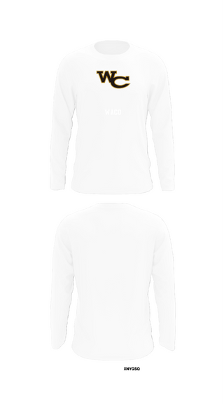 Long Sleeve Performance Shirt, Waco, Men's Basketball, Teamtime, Team time, sublimation, custom sports apparel, team uniforms, spirit wear, spiritwear, sports uniforms, custom shirts, team store, custom team store, fundraiser sports, apparel fundraiser
