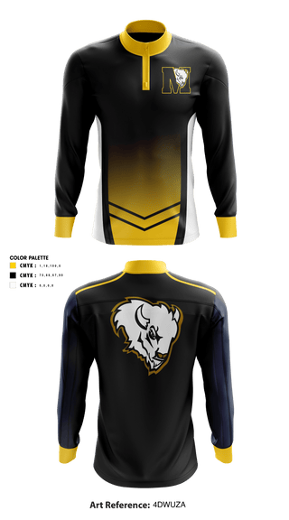 Quarter Zip Jacket, McAlester Middle School Volleyball, Women's Volleyball, Teamtime, Team time, sublimation, custom sports apparel, team uniforms, spirit wear, spiritwear, sports uniforms, custom shirts, team store, custom team store, fundraiser sports, apparel fundraiser
