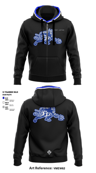 Hoodie, Thunder Vista MSTeam Fishman, Spirit Store, Teamtime, Team time, sublimation, custom sports apparel, team uniforms, spirit wear, spiritwear, sports uniforms, custom shirts, team store, custom team store, fundraiser sports, apparel fundraiser