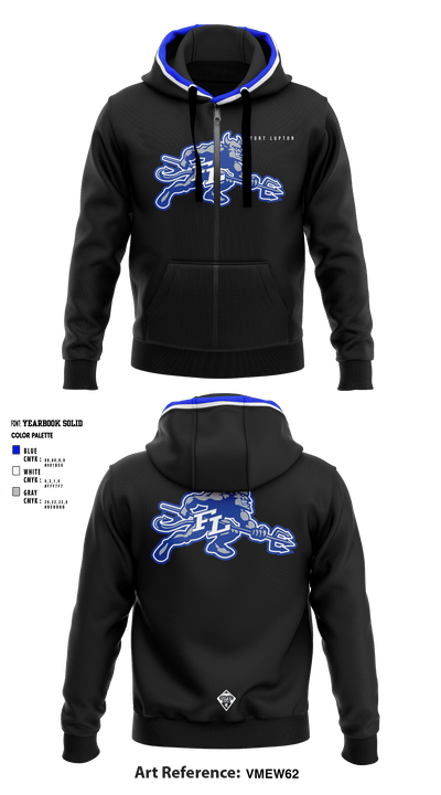 Fort Lupton HS Soccer 80969123 Hoodie - 3
