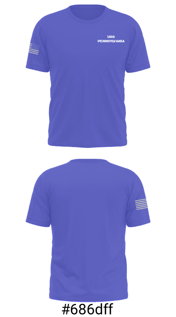 Short Sleeve Performance Shirt, USS PENNSYLVANIA, , Teamtime, Team time, sublimation, custom sports apparel, team uniforms, spirit wear, spiritwear, sports uniforms, custom shirts, team store, custom team store, fundraiser sports, apparel fundraiser