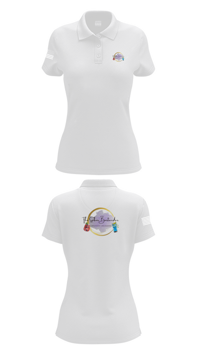 The Sober Bartender 25073901 Women's Short Sleeve Performance Polo  - 17