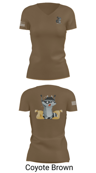 Womens Short Sleeve Vneck Shirt, 2-2 B Co., Army, Teamtime, Team time, sublimation, custom sports apparel, team uniforms, spirit wear, spiritwear, sports uniforms, custom shirts, team store, custom team store, fundraiser sports, apparel fundraiser