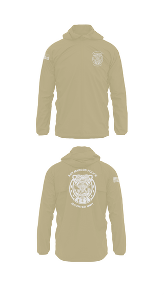 Windbreaker, San Marcos Police Mounted Unit, , Teamtime, Team time, sublimation, custom sports apparel, team uniforms, spirit wear, spiritwear, sports uniforms, custom shirts, team store, custom team store, fundraiser sports, apparel fundraiser