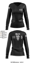 3B 1-325 AIR, 2BCT, 82ND ABN DIV 78191368 Women's Long Sleeve V-neck Shirt - 112